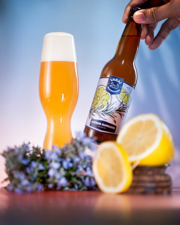 Citron Romarin - Blanche – bière Varaï, brassée au Luc (Var)
